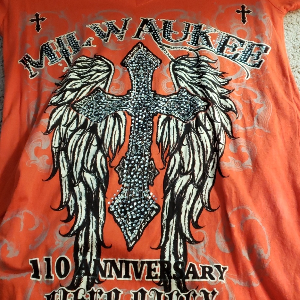Orange Milwaukee Ralley tshirt